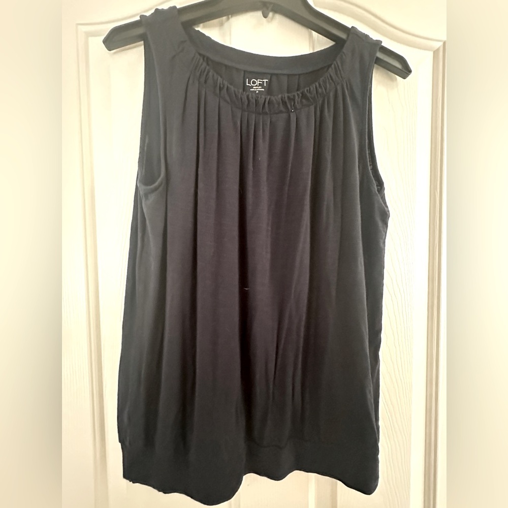 LOFT outlet Women's Elegant dark navy Tank Top